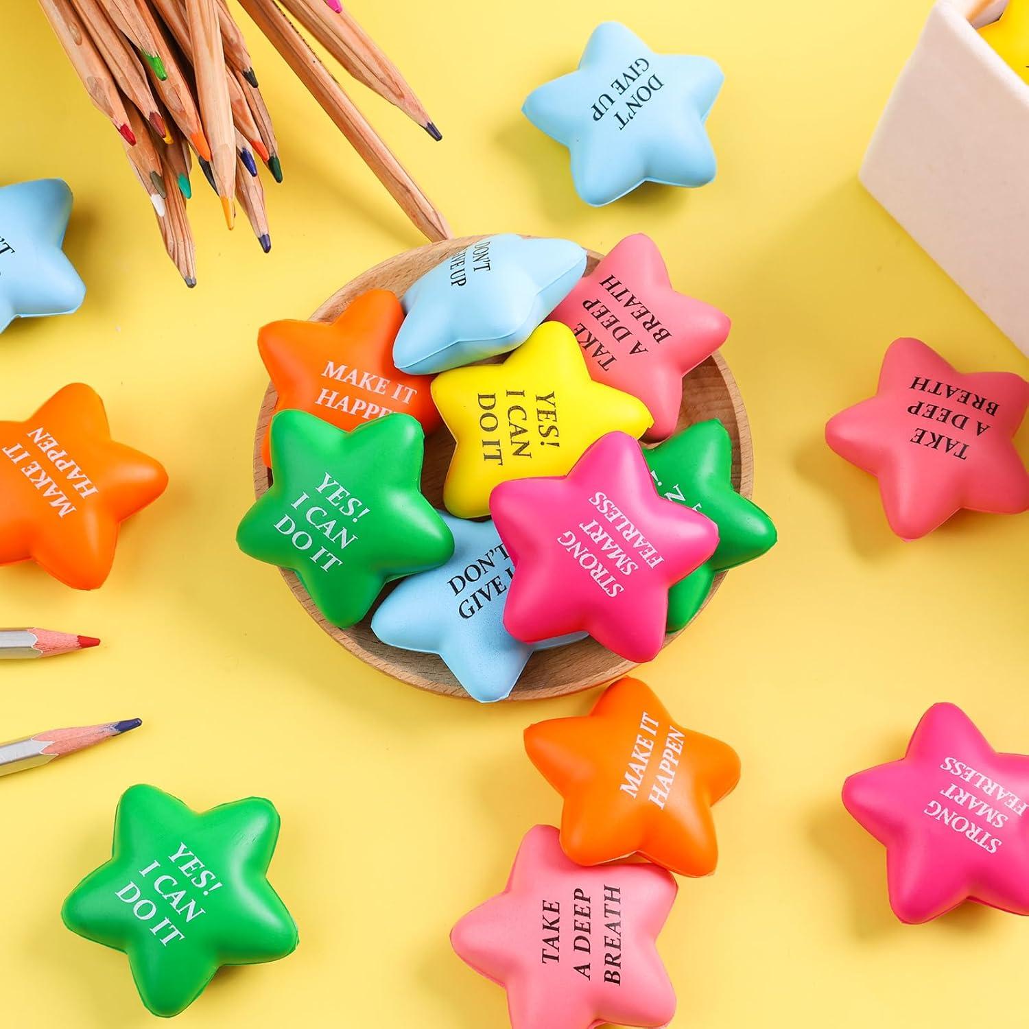 Pelotas de Estrés Motivacionales POPLAY 24PCS 5.08 cm