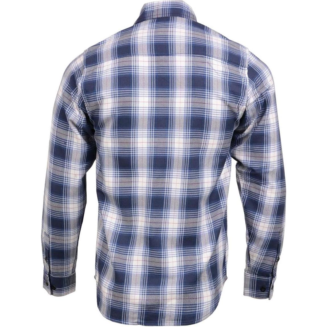 Camisa de Cuadros de Algodón Milwaukee Leather Manga Larga