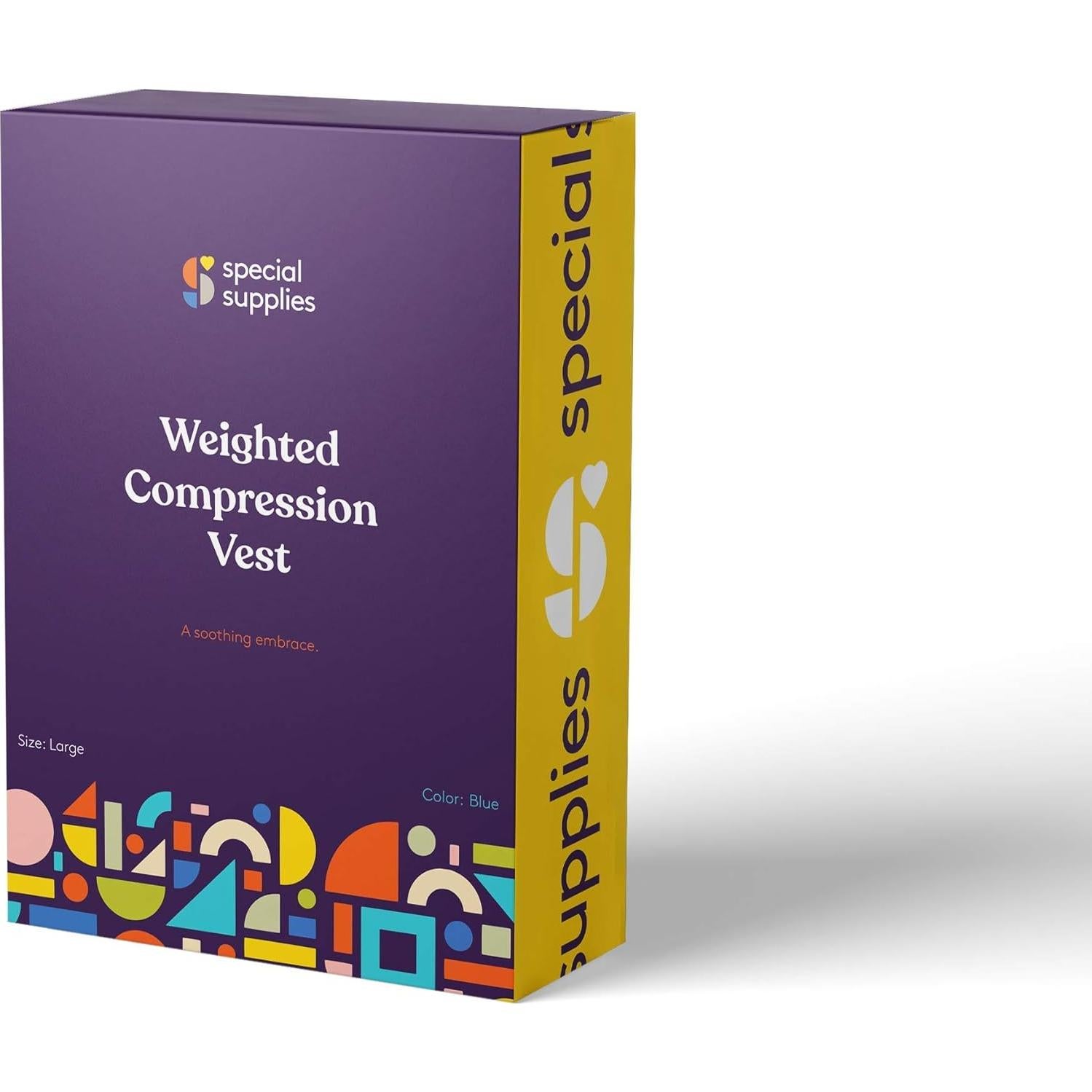 Chaleco de Compresión Sensorial con Peso Special Supplies Mediano Azul