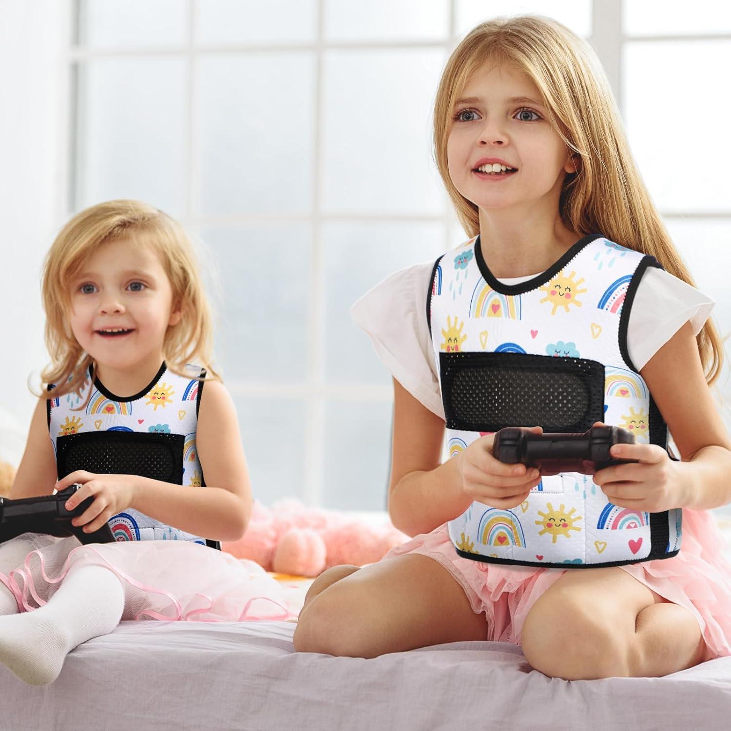 Chaleco con peso Janmercy para niños ajustable 61 cm