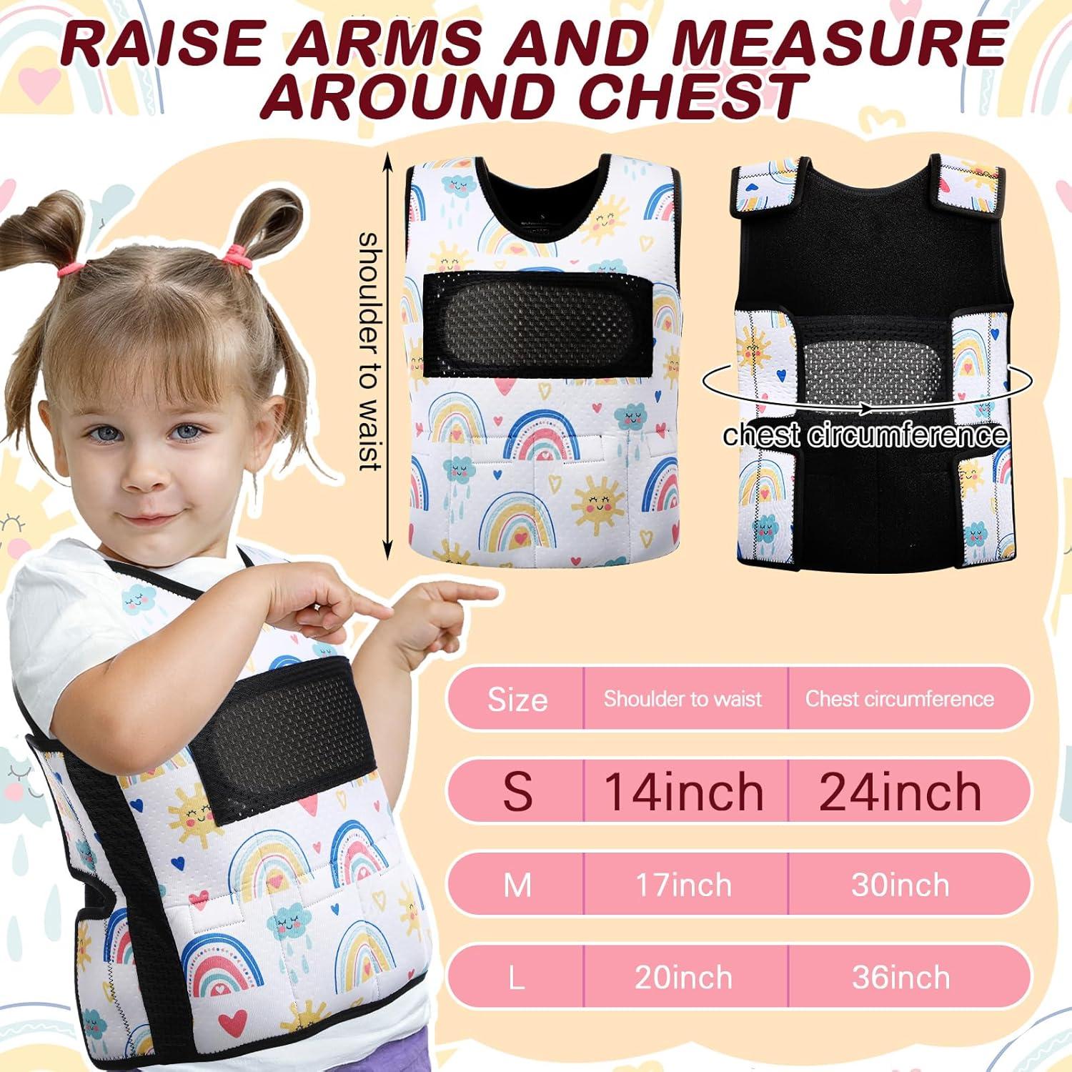 Chaleco con peso Janmercy para niños ajustable 61 cm