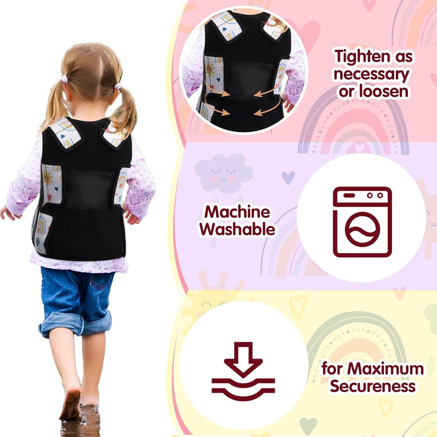 Chaleco con peso Janmercy para niños ajustable 61 cm