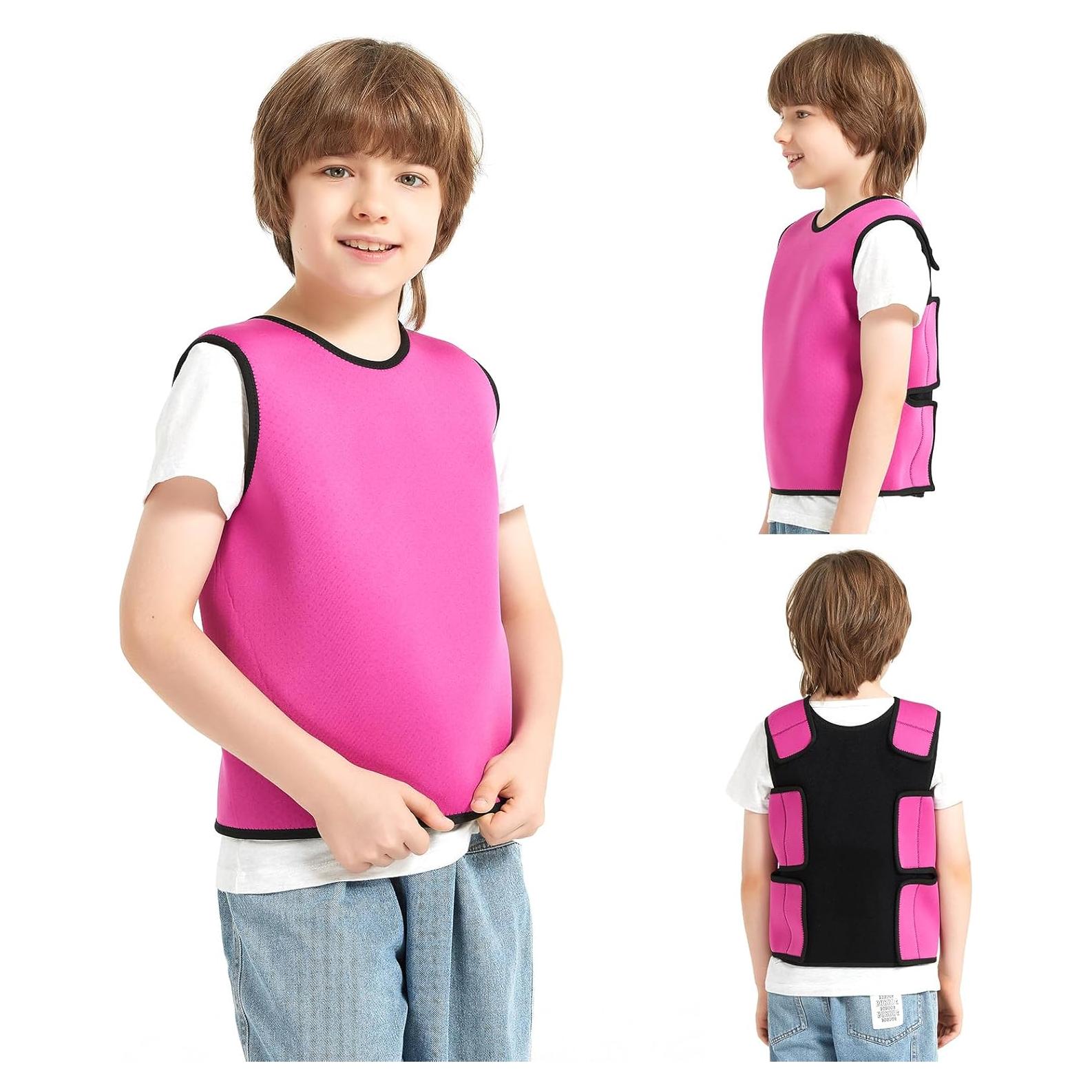 Chaleco de Compresión Sensorial para Niños Seilnvg - Talla X-Small Púrpura