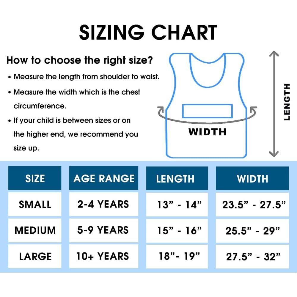 Chaleco con peso para niños Bildurem Mediano 1.36 kg