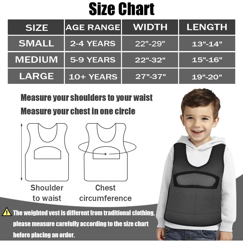 Chaleco de Compresión Oboist para Niños Pequeño Negro