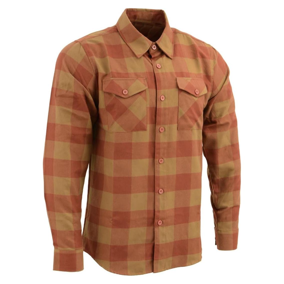 Camisa de Franela a Cuadros Hombre Milwaukee Leather - Algodón