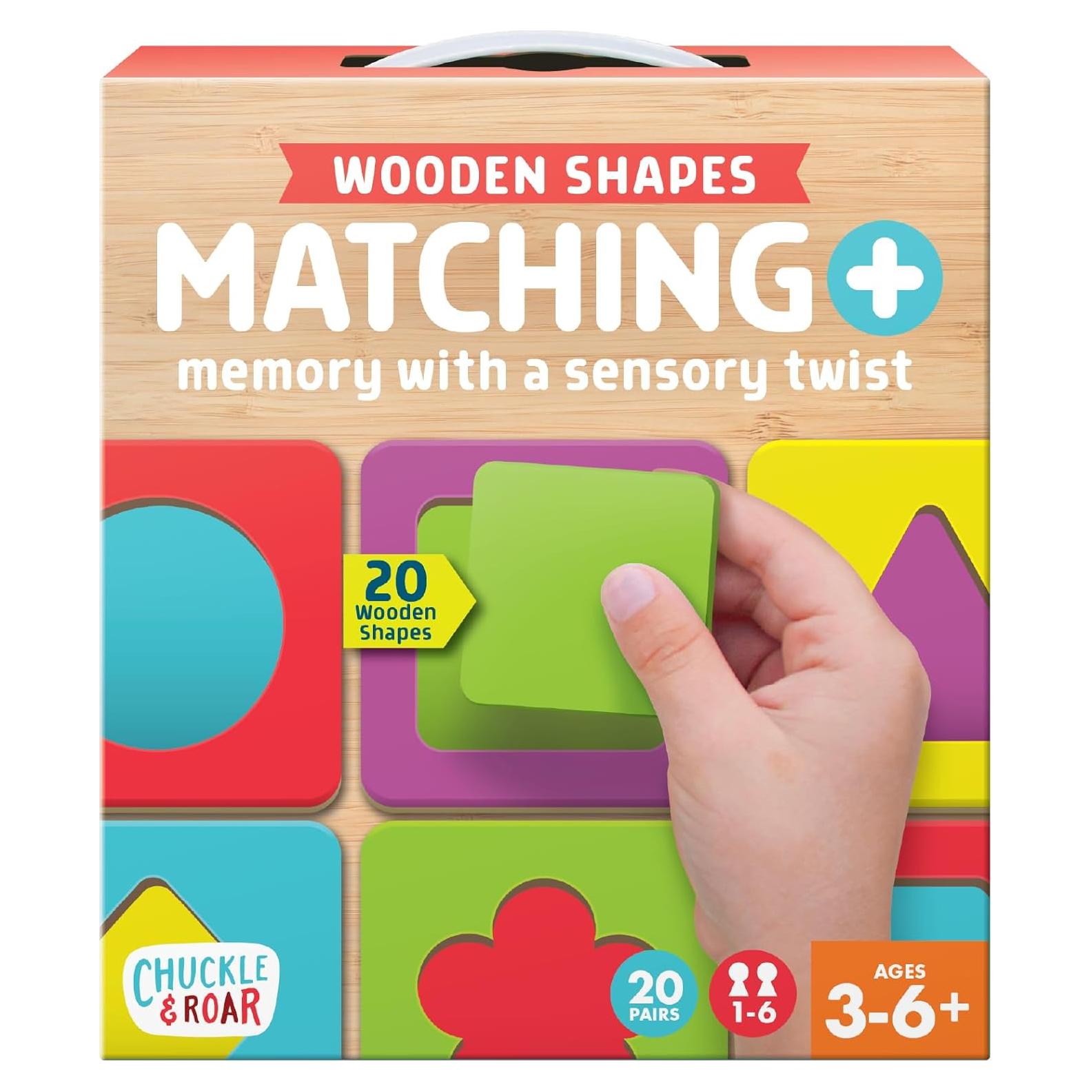 Rompecabezas Sensorial de Madera Chuckle & Roar - 20 Piezas