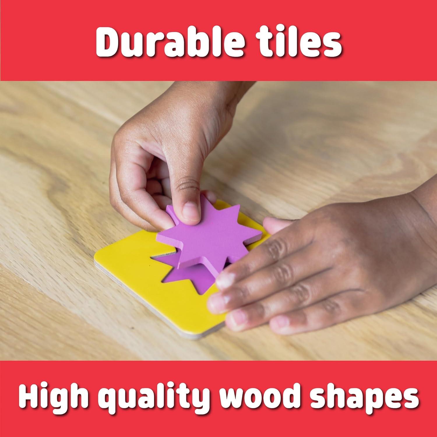 Rompecabezas Sensorial de Madera Chuckle & Roar - 20 Piezas