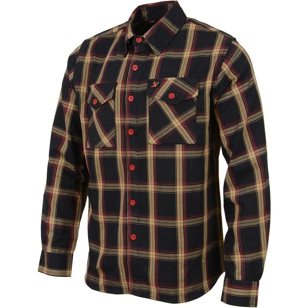 Camisa de Cuadros de Algodón Milwaukee Leather Manga Larga