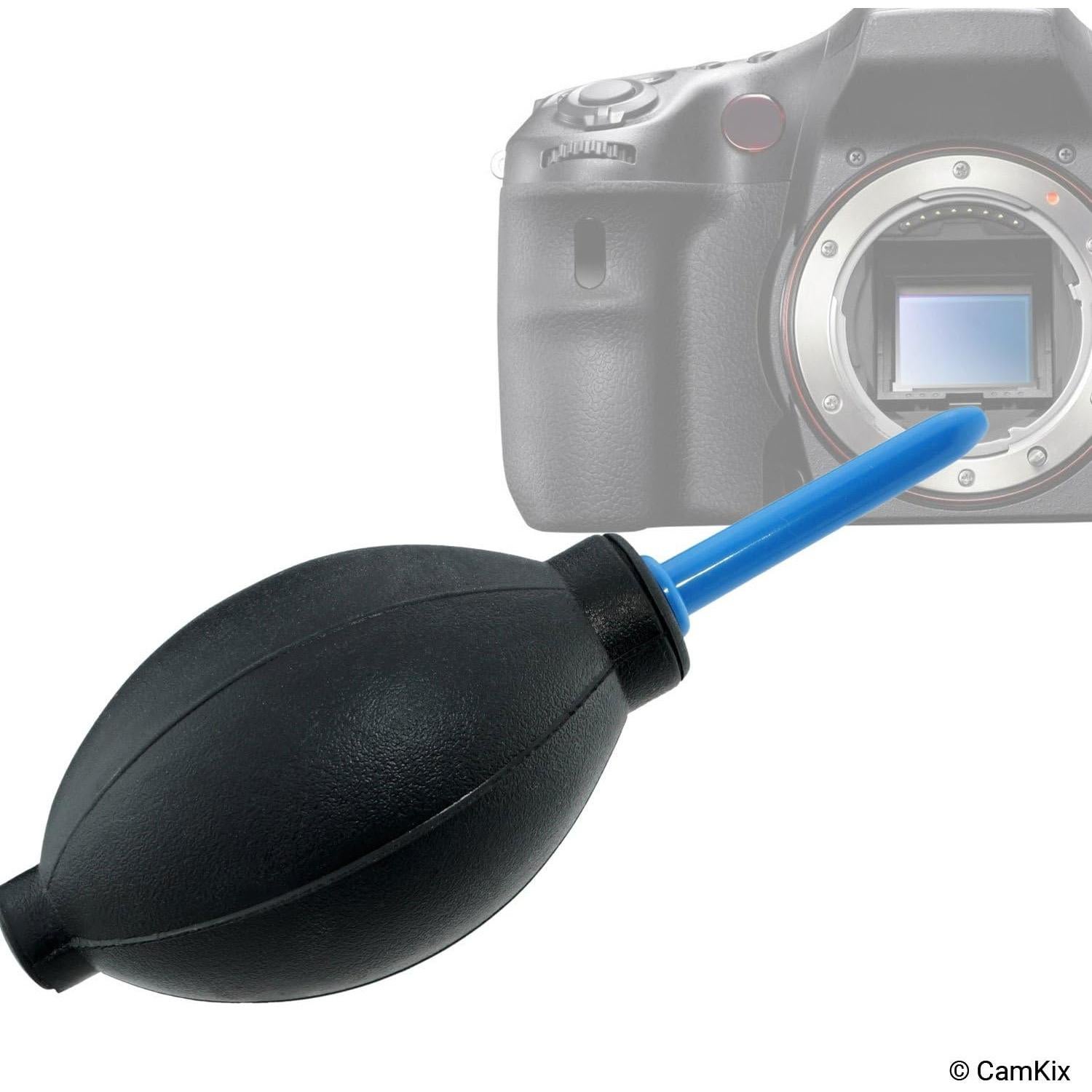 Kit de Limpieza de Lentes CAMKIX - 50 Toallitas, Soplador y Paños