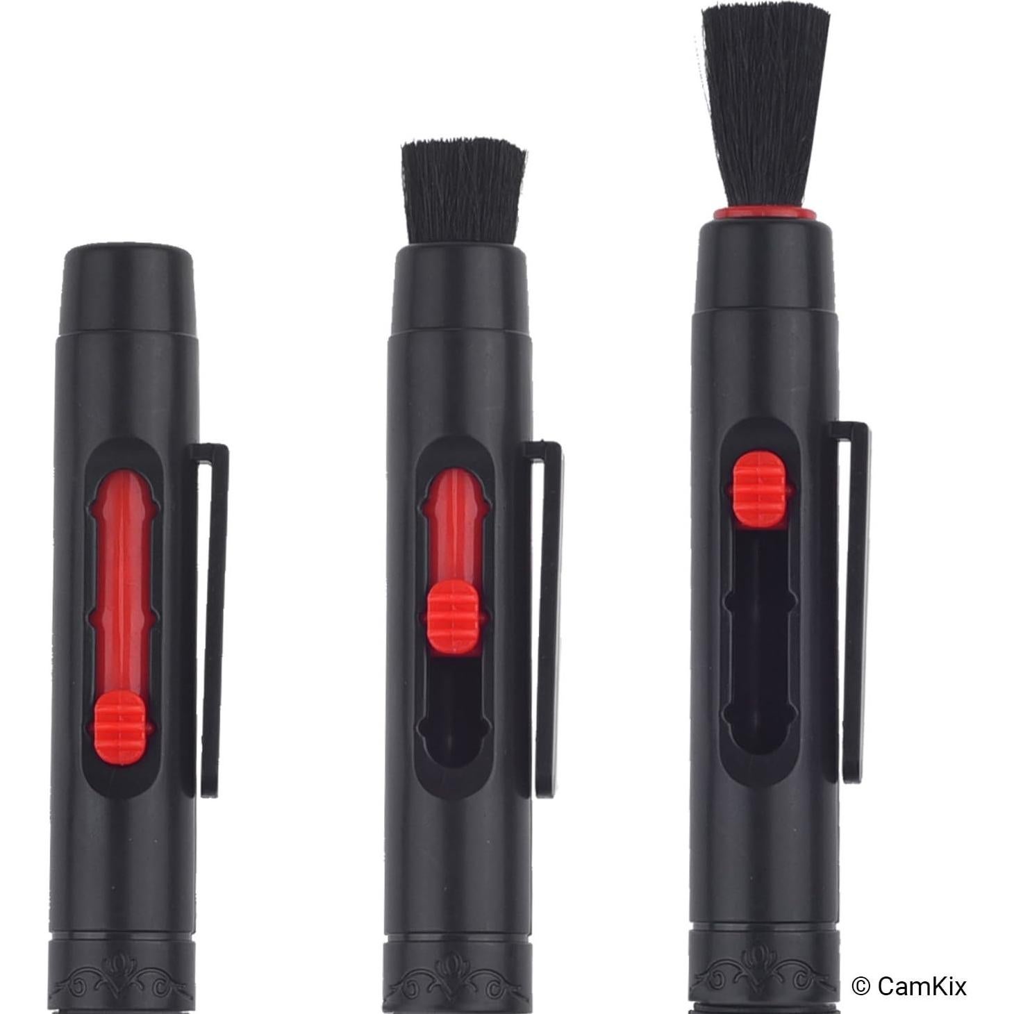 Kit de Limpieza de Lentes CAMKIX - 50 Toallitas, Soplador y Paños