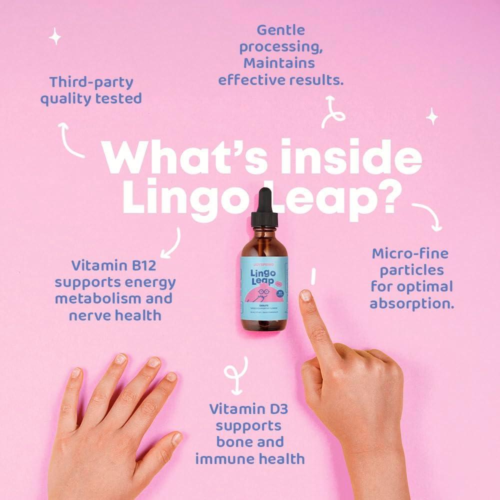 Suplemento Líquido JoySpring LingoLeap 30ml - Bienestar Niños 3+