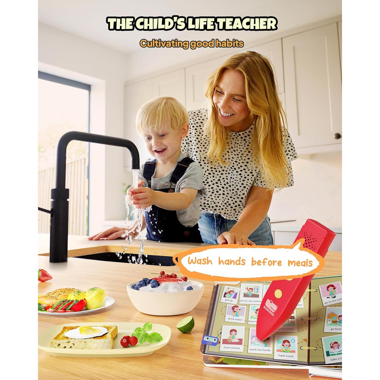 KOKODI Lápiz Hablante Interactivo para Niños 2-5 Años