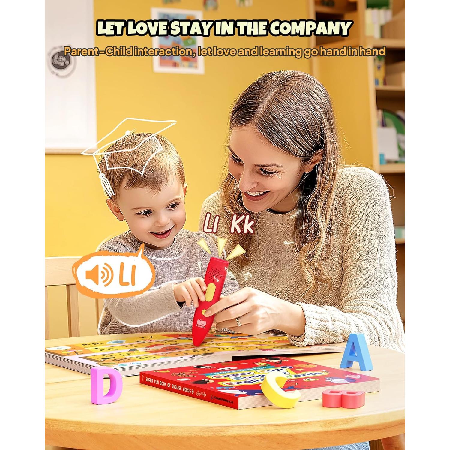 KOKODI Lápiz Hablante Interactivo para Niños 2-5 Años