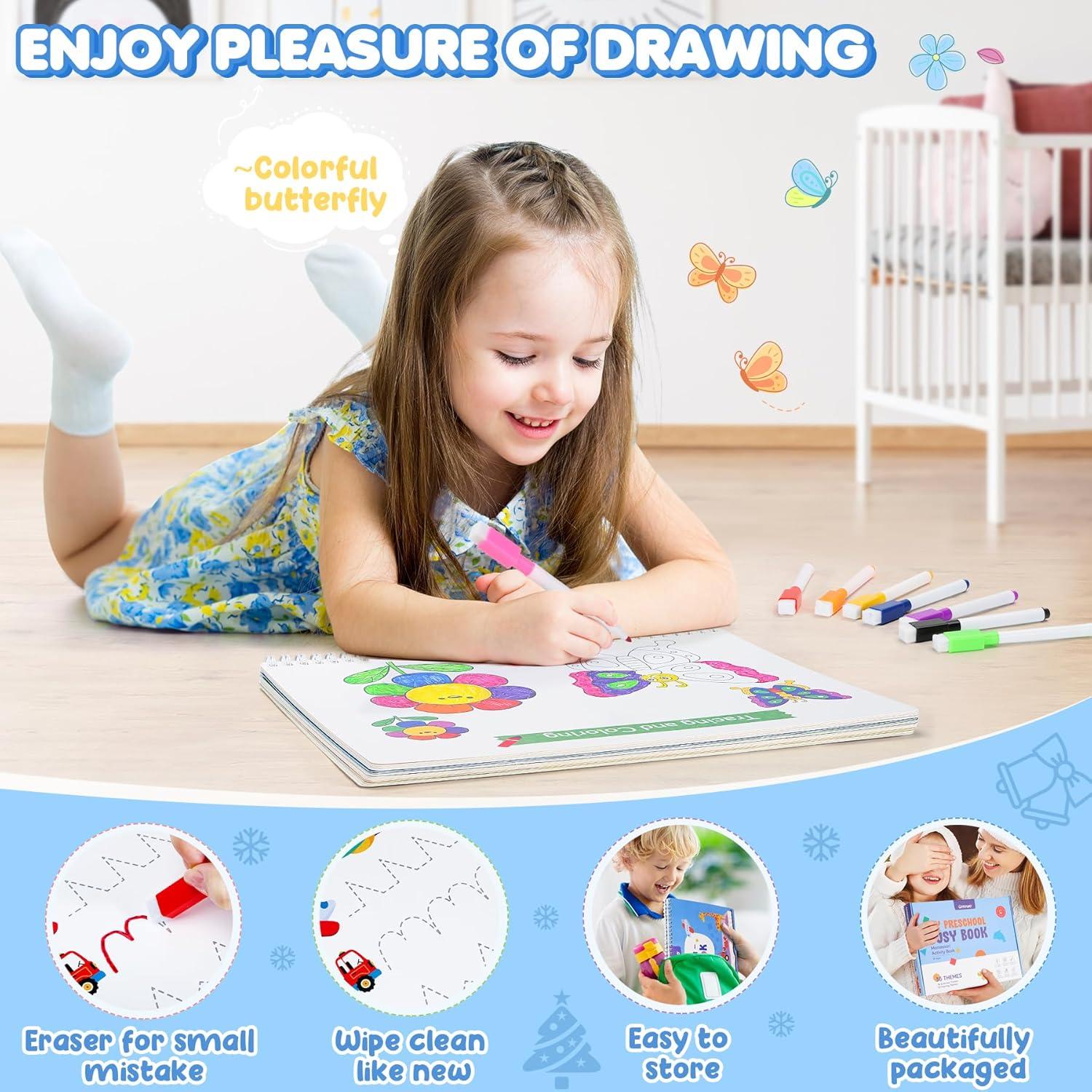 Libro Ocupado Educativo URMYWO para Niños 2-8 Años