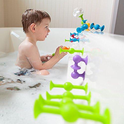 Conjunto de Inicio Squigz Fat Brain Toys 24 Piezas Juguetes Sensoriales