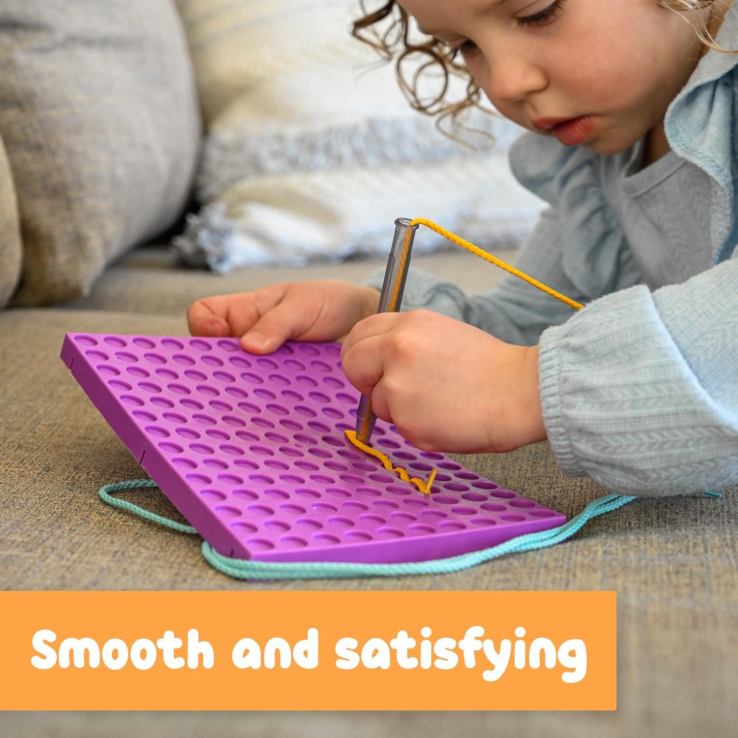 Tableros de Enhebrado Calm Down Plumly - Set de 2 para Niños