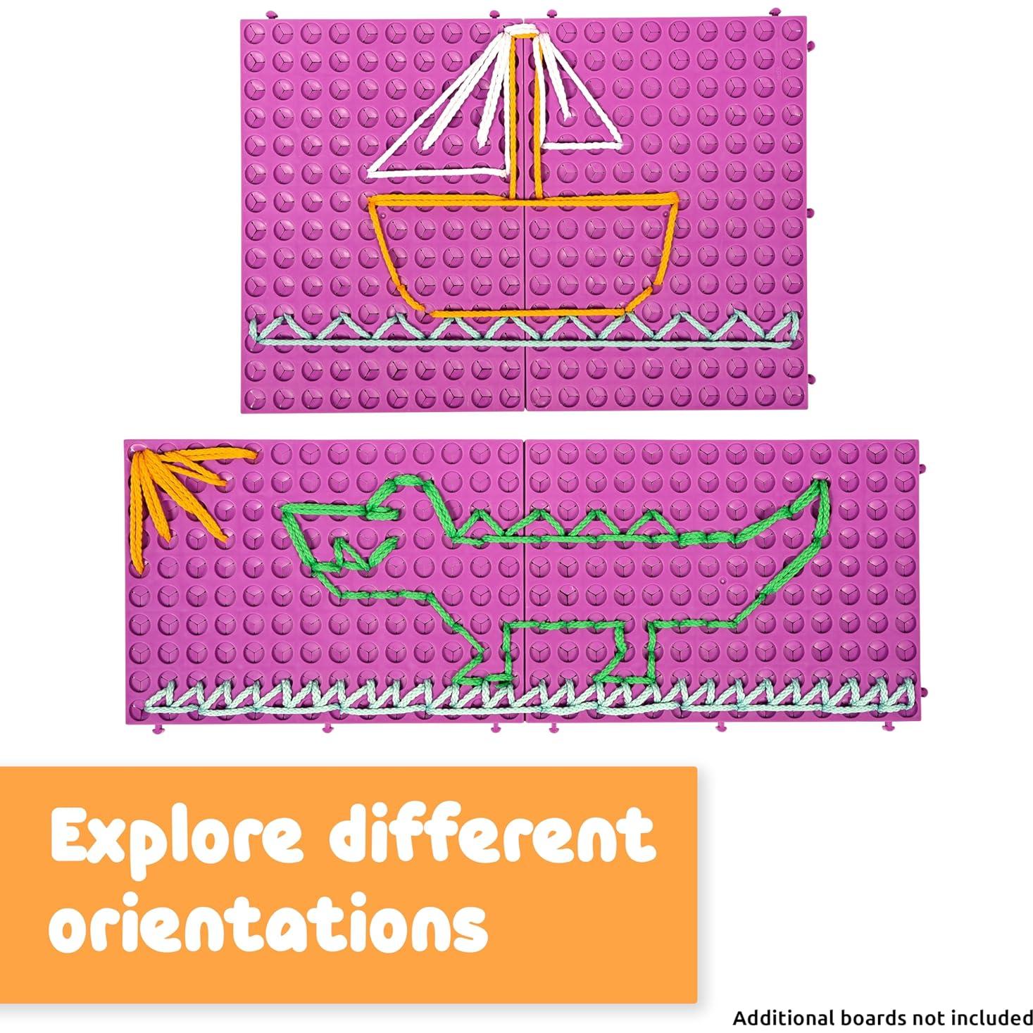 Tableros de Enhebrado Calm Down Plumly - Set de 2 para Niños