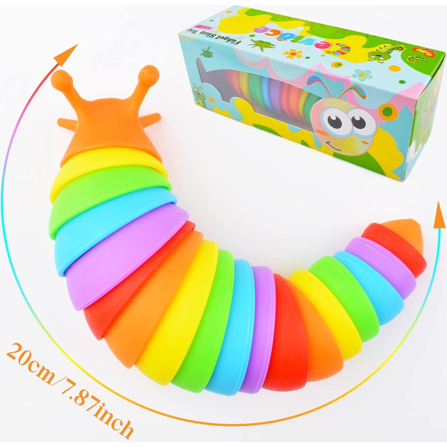 Juguete Antiestrés Slug Cevioce Arcoíris 81.9g para Niños