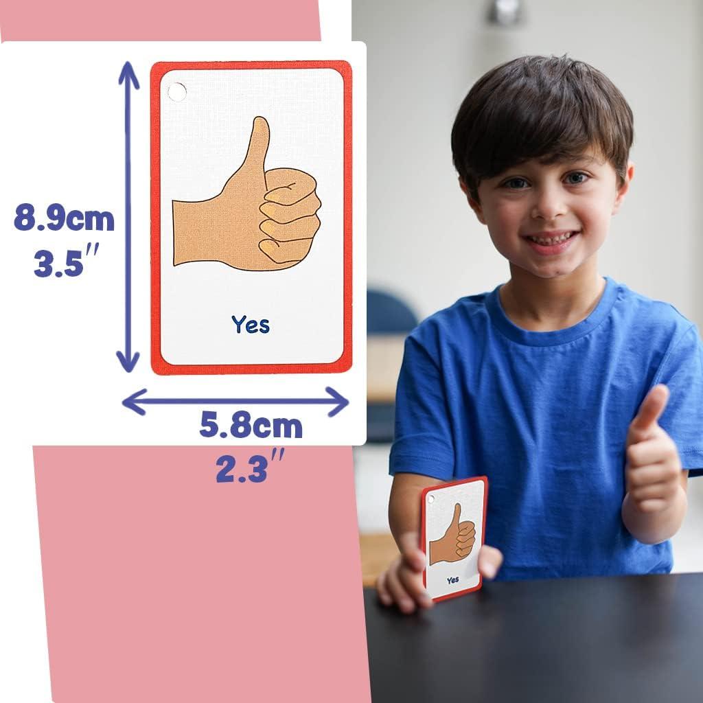 Tarjetas de Comunicación Amagenius 27 Piezas para Autismo y Retraso del Habla