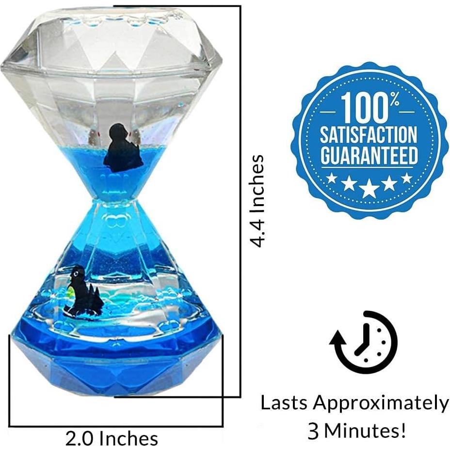 Temporizador de Burbujas Líquidas YUE MOTION - Juguete Antiestrés 14.1 cm