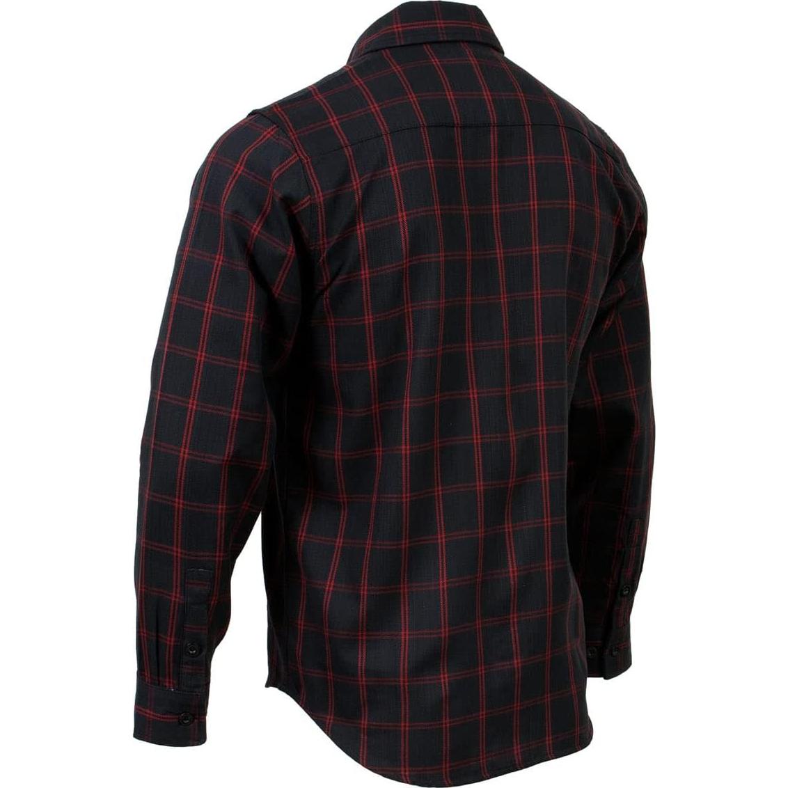 Camisa de Cuadros de Algodón Milwaukee Leather Manga Larga