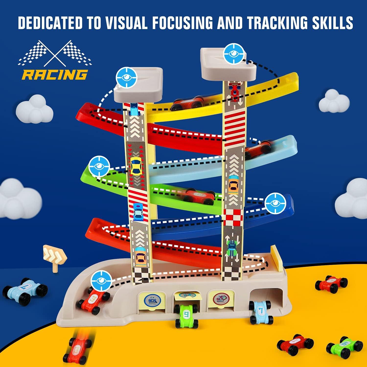 Juguete de Rampas de Autos Aotipol para Niños 2-3 Años