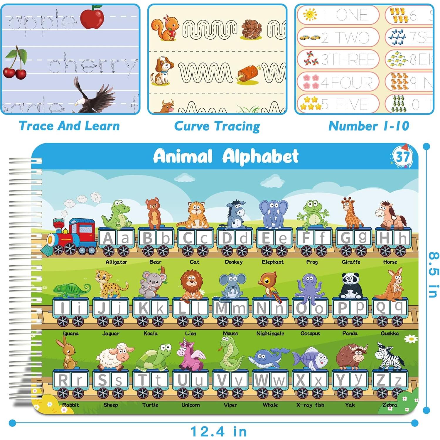 Cuaderno de Escritura Reutilizable iHarPro 40 Páginas para Niños