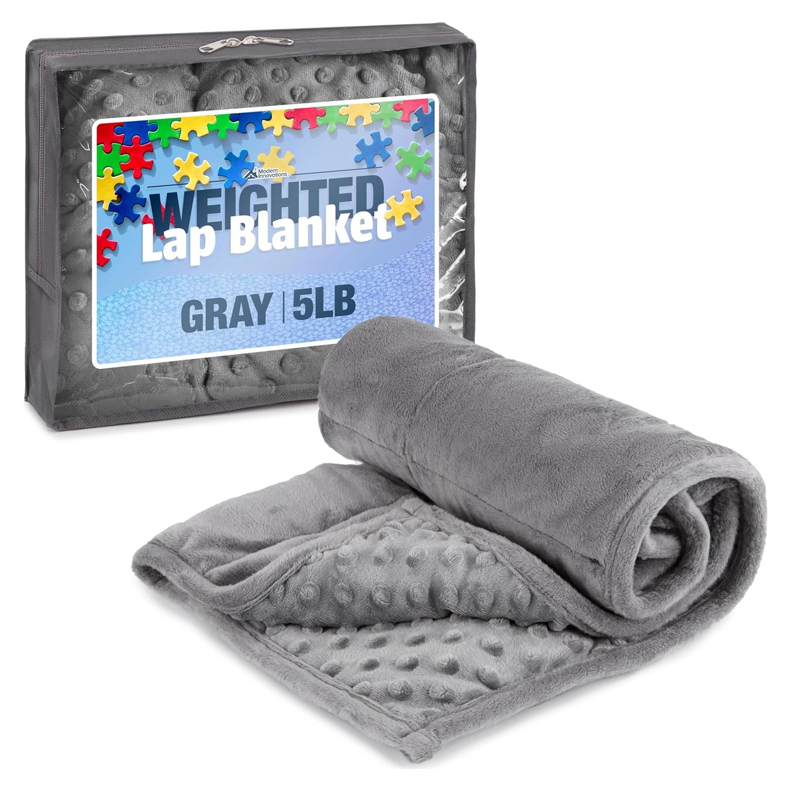 Manta con peso Kidaddle 2.27kg Gris 48x56 cm para Niños