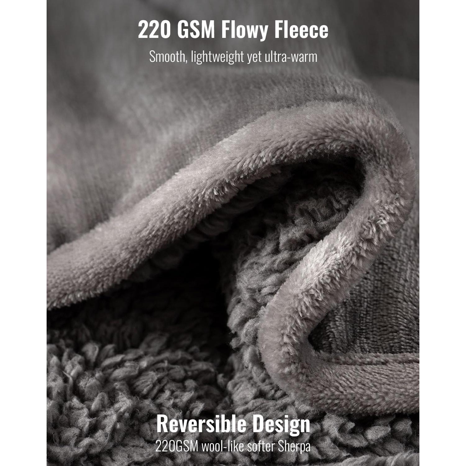 Manta con peso Uttermara 6.8kg 152x203cm Sherpa Gris
