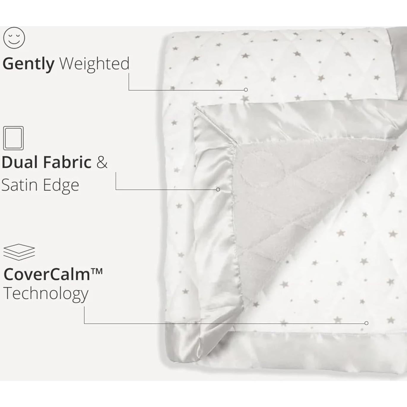 Manta Pesada Dreamland Baby 1.8kg Azul Océano 91x122cm