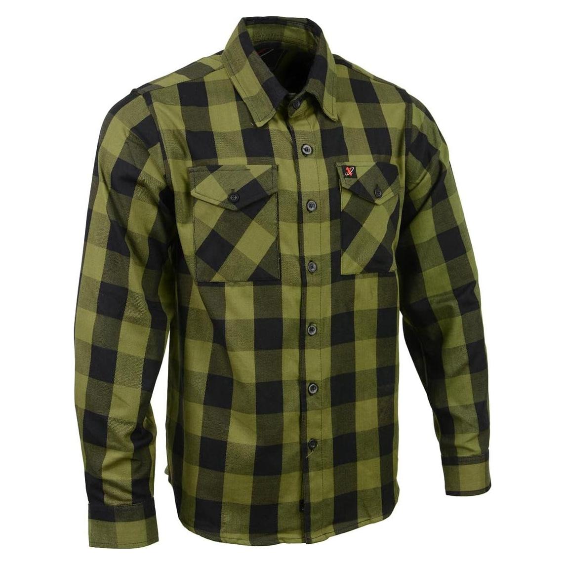 Camisa de Cuadros de Algodón Milwaukee Leather 5X Grande