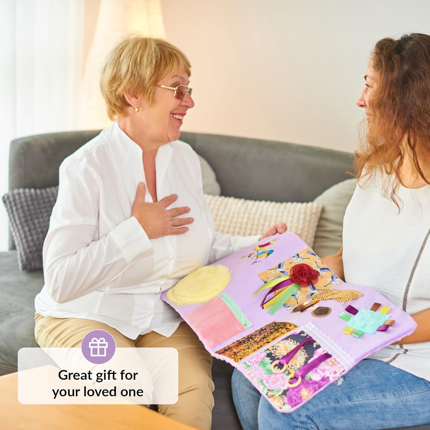 Manta Sensorial Fidget Odoxia para Demencia y Ansiedad 60x35cm