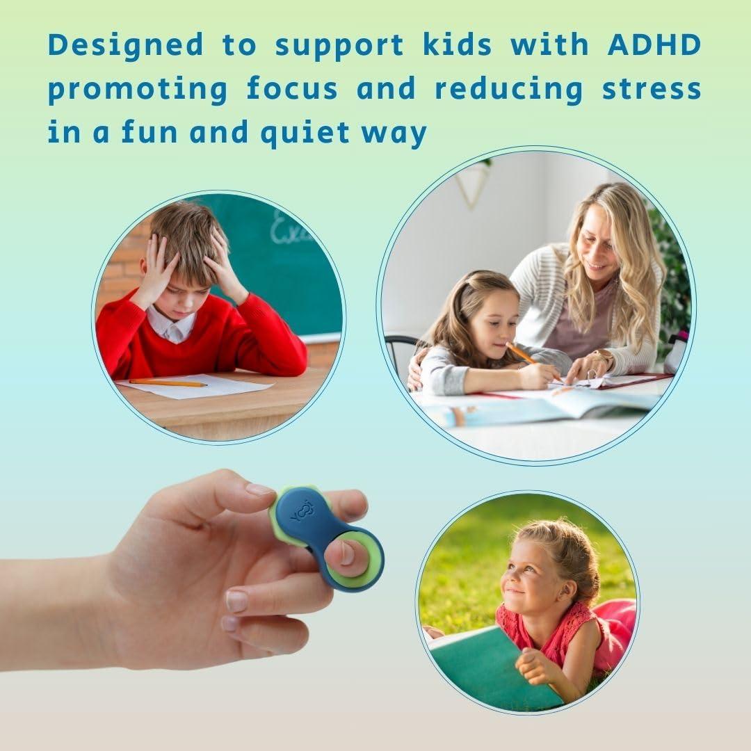 Spinner Yogi Océano para Alivio del Estrés - Juguete Sensorial