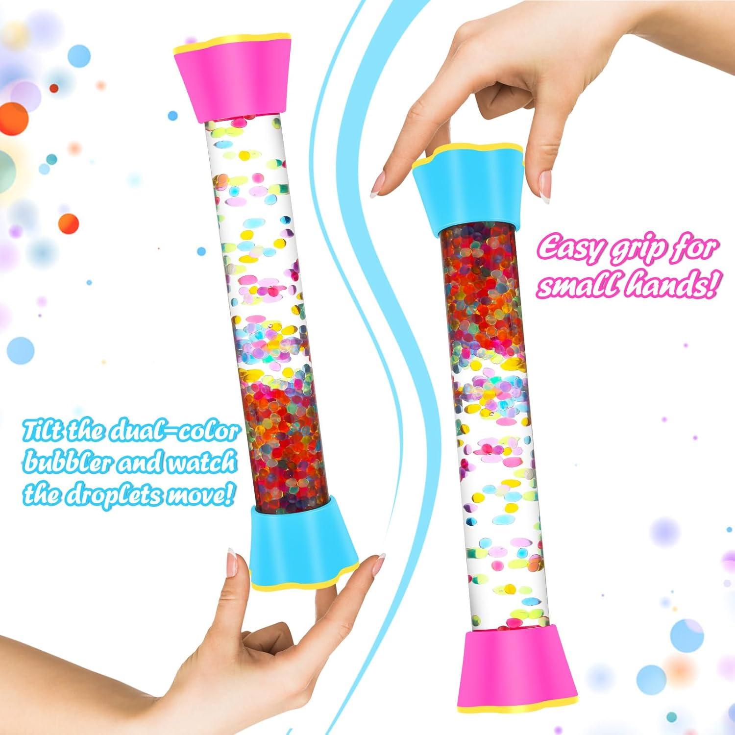 Juego de Tubos Sensoriales Cucue - Juguetes Calmantes para Niños