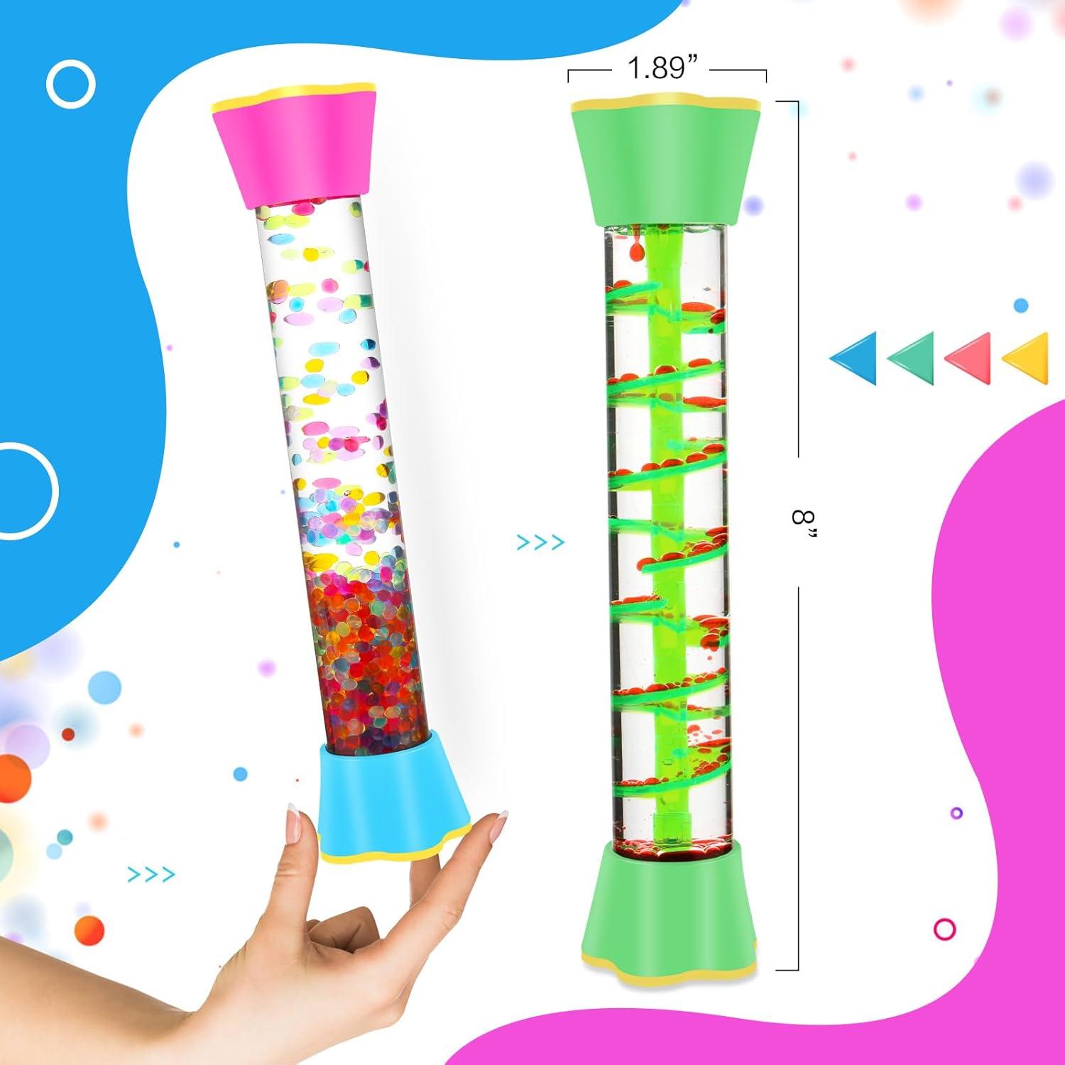 Juego de Tubos Sensoriales Cucue - Juguetes Calmantes para Niños