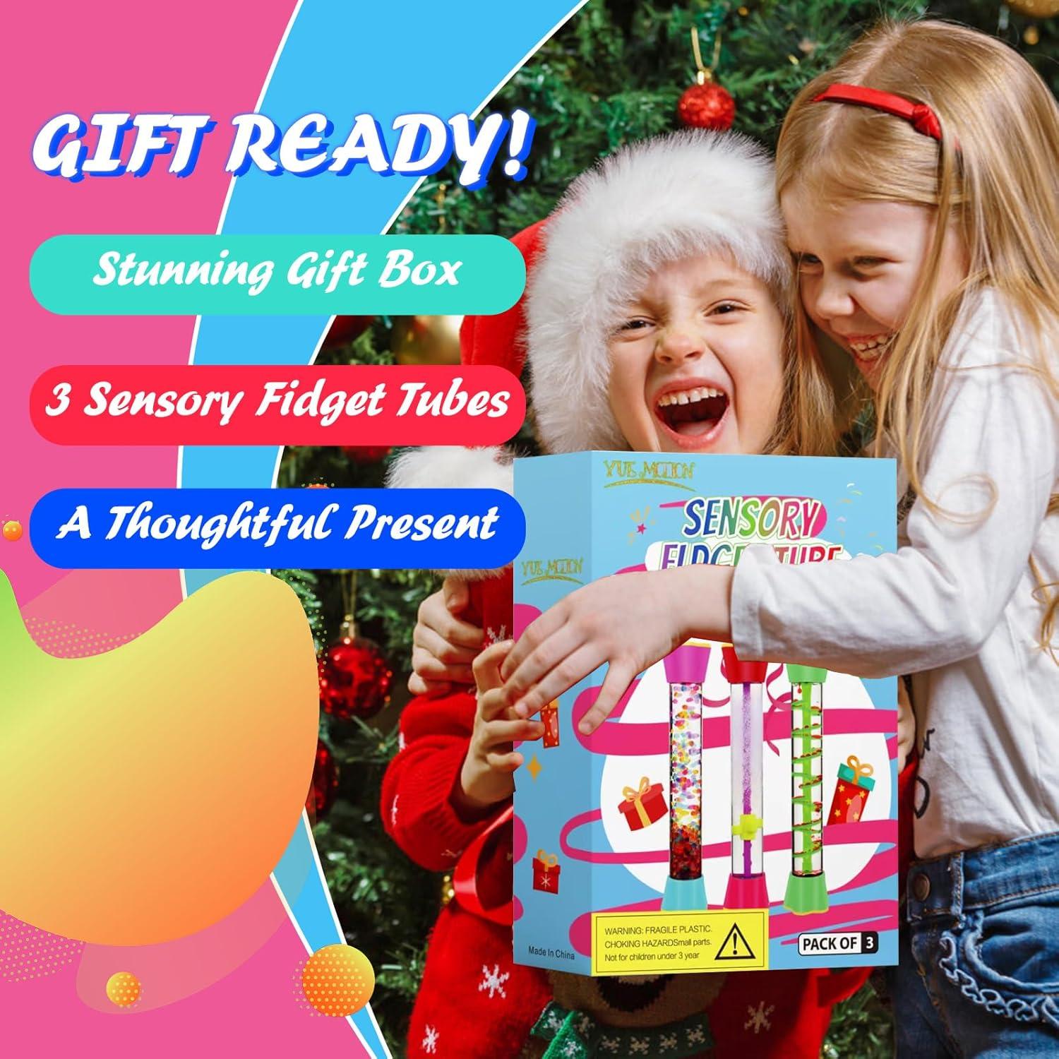 Juego de Tubos Sensoriales Cucue - Juguetes Calmantes para Niños