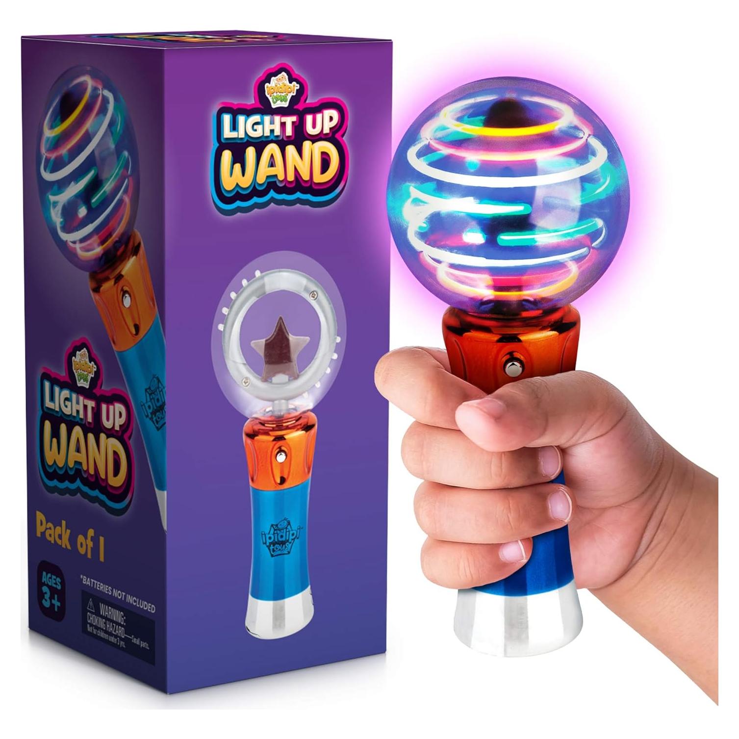 Varita LED giratoria Ipidipi Toys 19 cm para niños