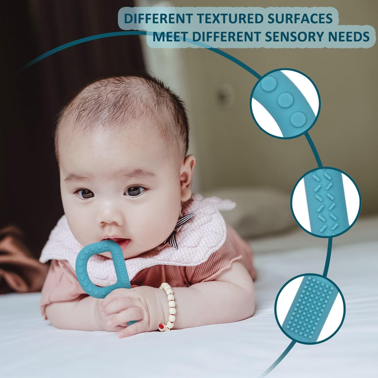 Juguetes Masticables Sensoriales para Niños Autistas - 4 Piezas