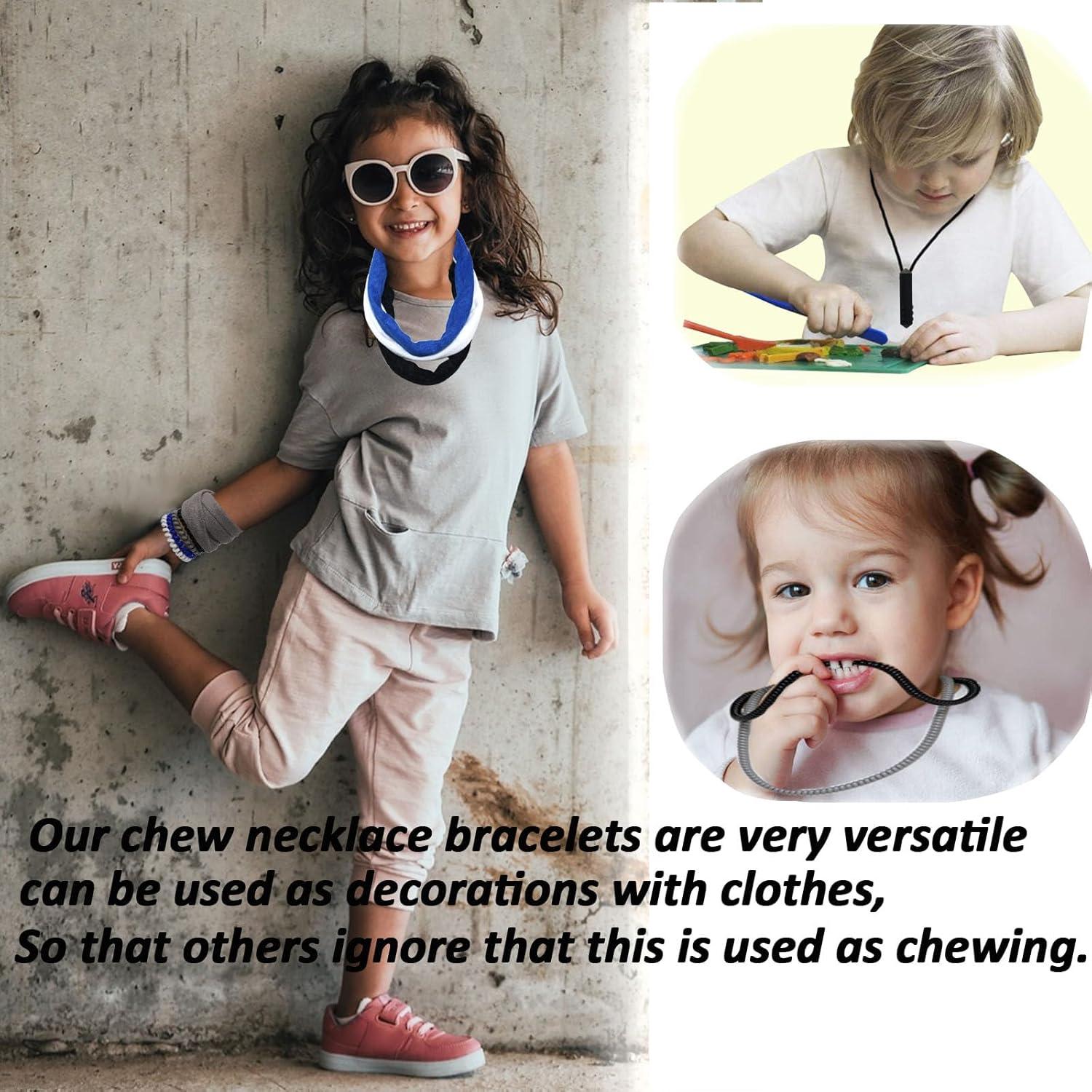 Collares Masticables Sensoriales Olugu - Paquete de 16 Piezas