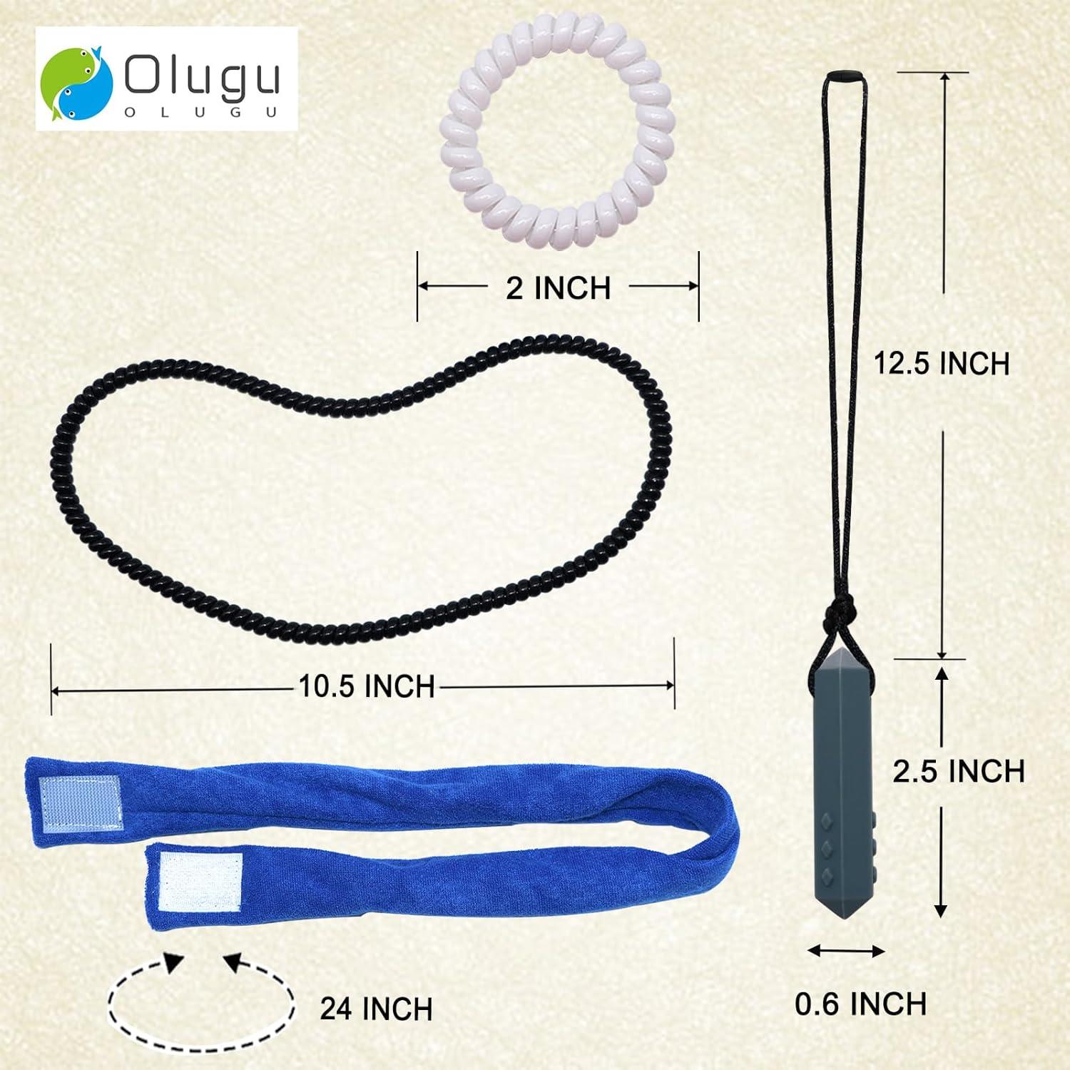 Collares Masticables Sensoriales Olugu - Paquete de 16 Piezas