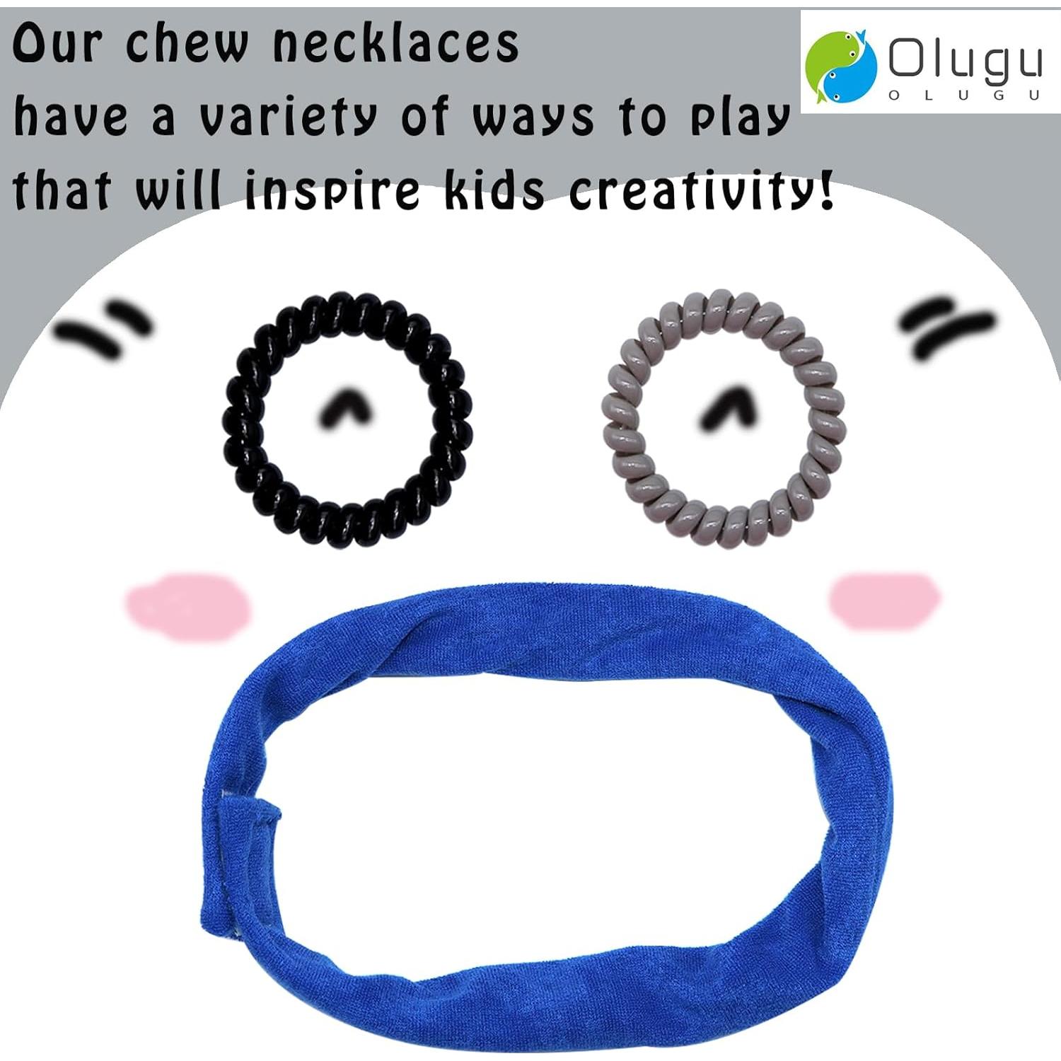 Collares Masticables Sensoriales Olugu - Paquete de 16 Piezas