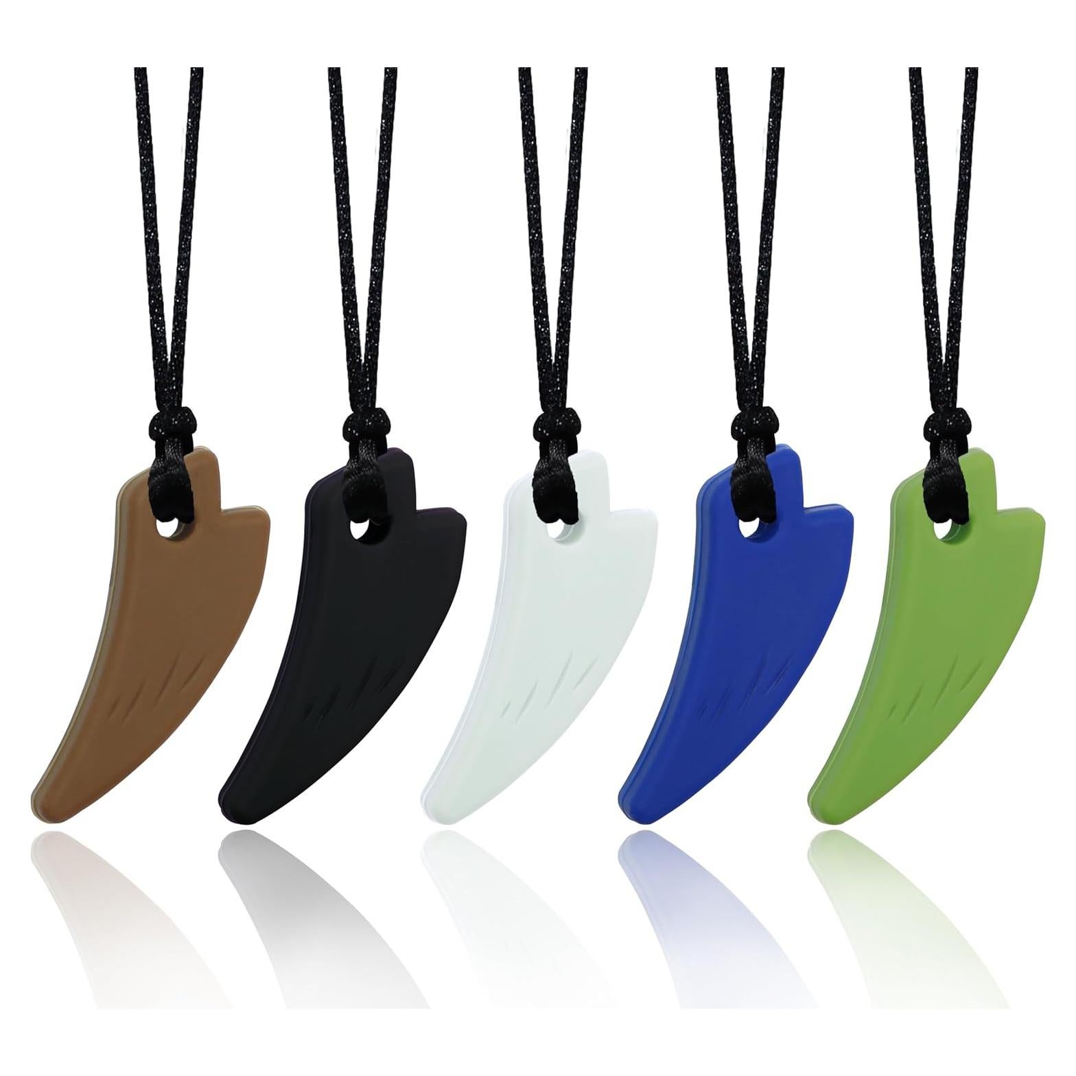 Collares Masticables Sensoriales Hoaisun - Paquete de 5 Silicona