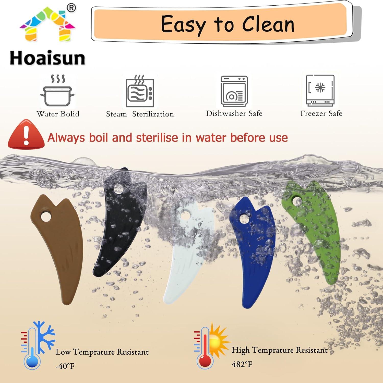 Collares Masticables Sensoriales Hoaisun - Paquete de 5 Silicona