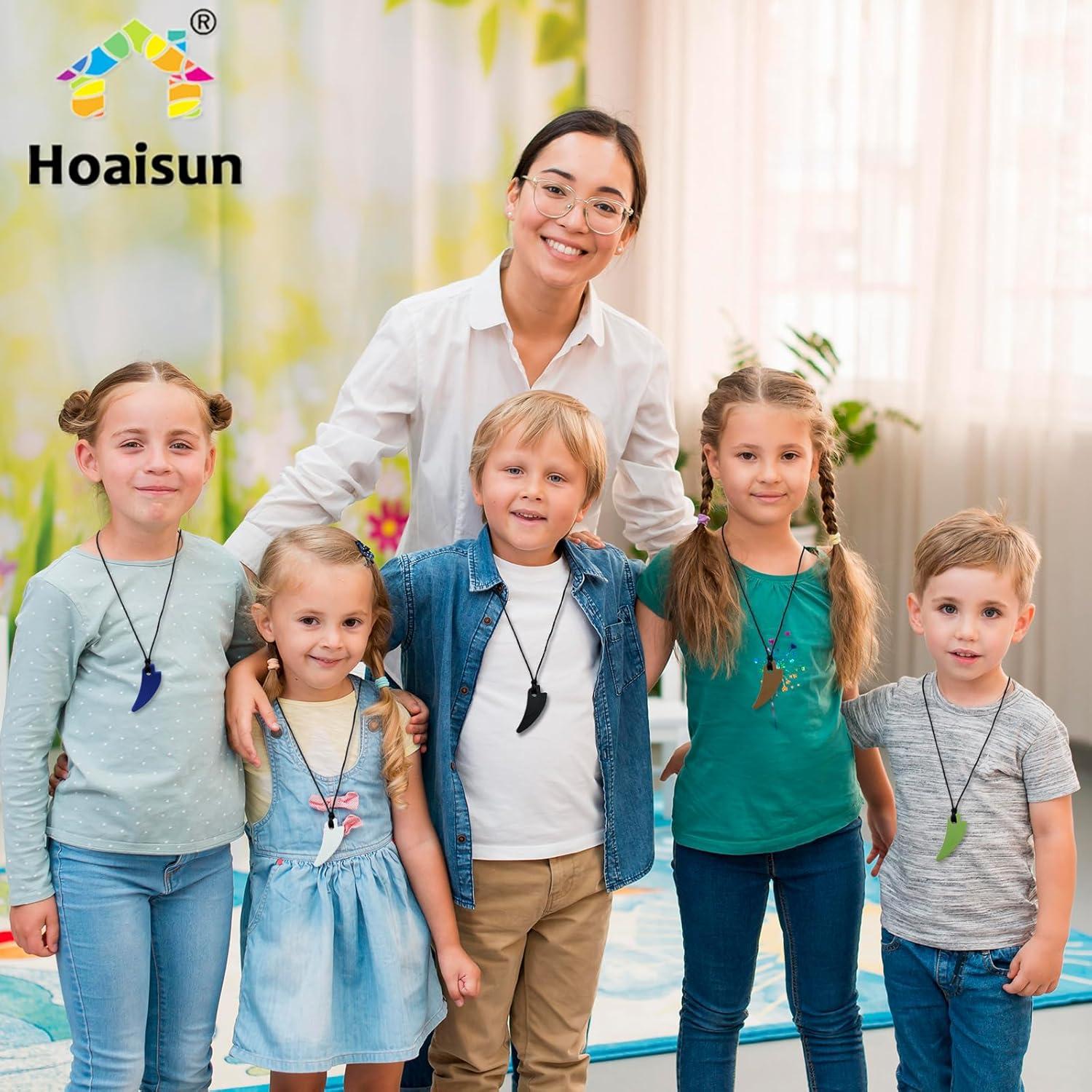 Collares Masticables Sensoriales Hoaisun - Paquete de 5 Silicona