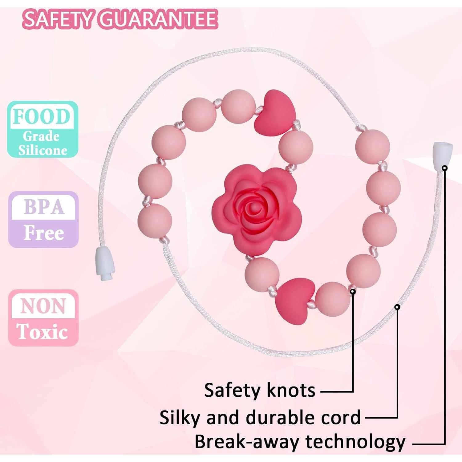 Collar Masticable de Silicona Flyaway para Niños y Adultos - Libre de BPA