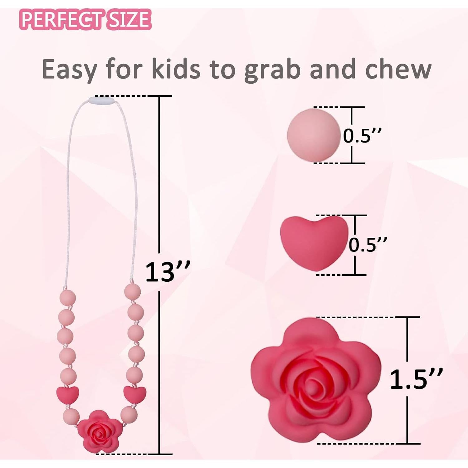 Collar Masticable de Silicona Flyaway para Niños y Adultos - Libre de BPA