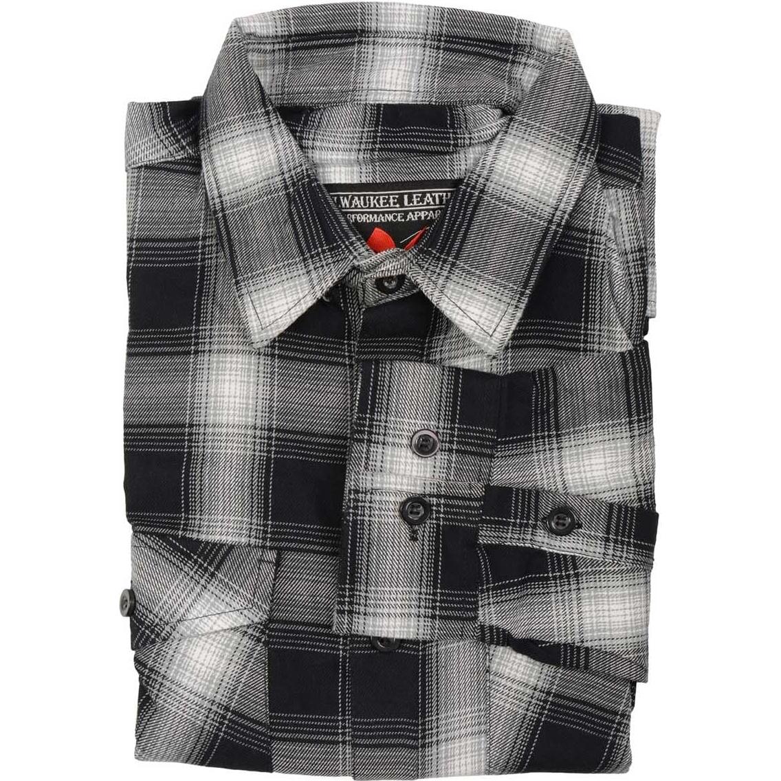 Camisa de Franela a Cuadros Hombre Milwaukee Leather XL