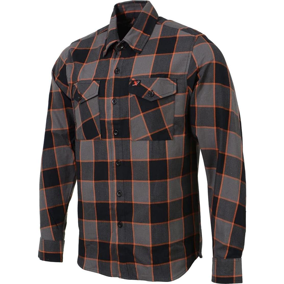 Camisa de Cuadros de Algodón Milwaukee Leather Manga Larga