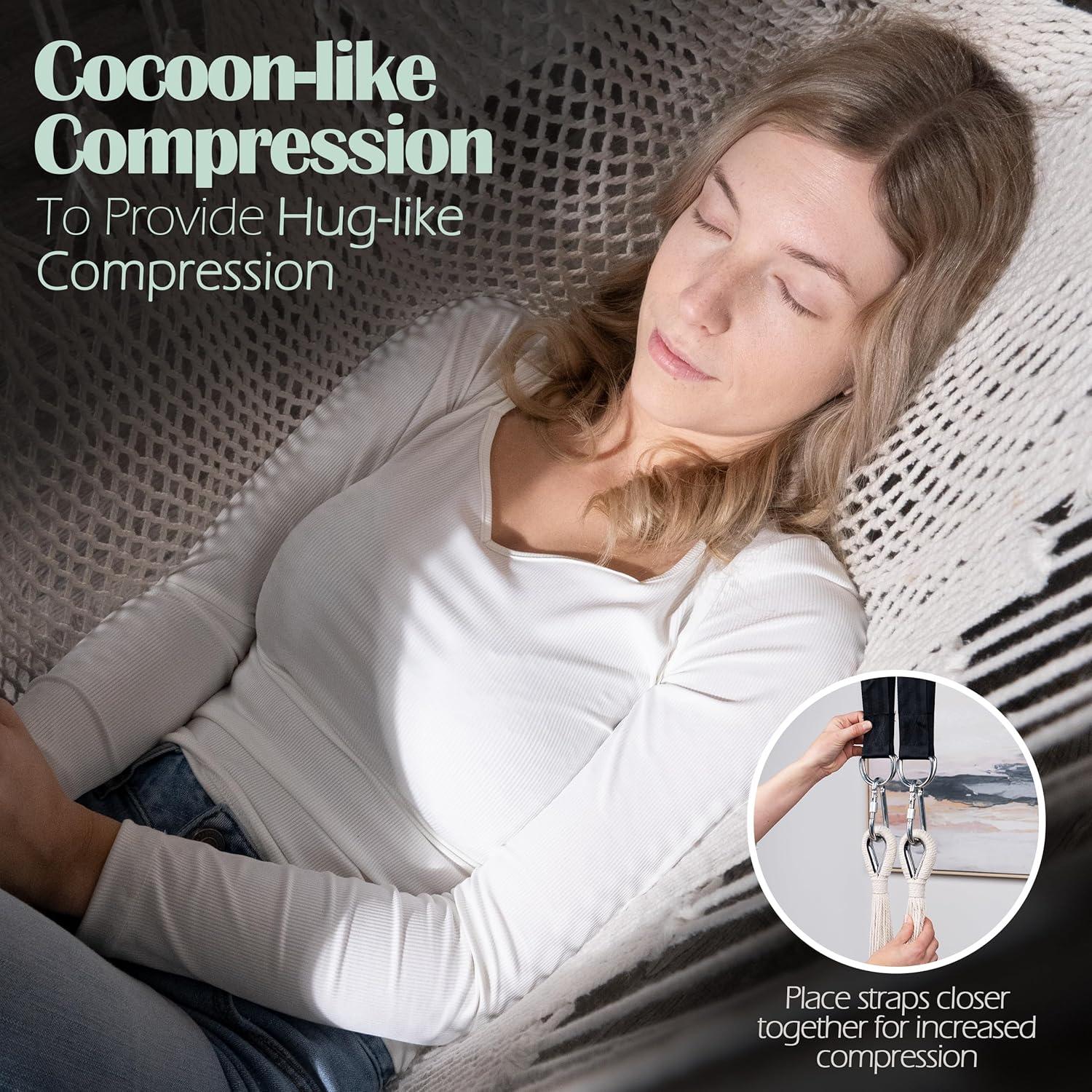 Columpio Sensorial Abby & Noah Grande 137x193 cm 136 kg